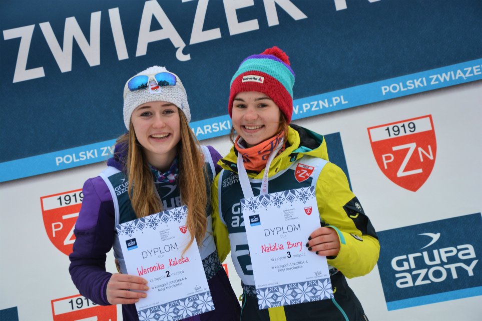 Natalia Bury na podium w Ptaszkowej