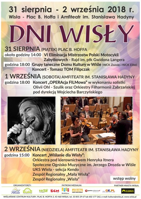 Plakat Dni Wisły 2018