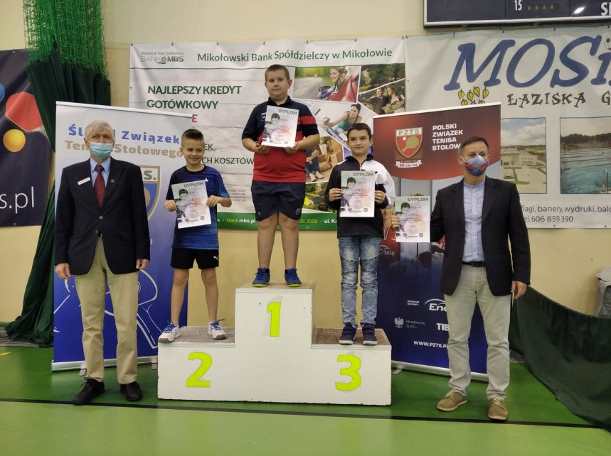 Michał Pilch na II stopniu podium