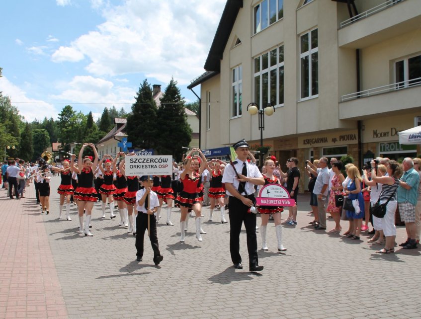 Przemarsz Orkiestry OSP Szczerców