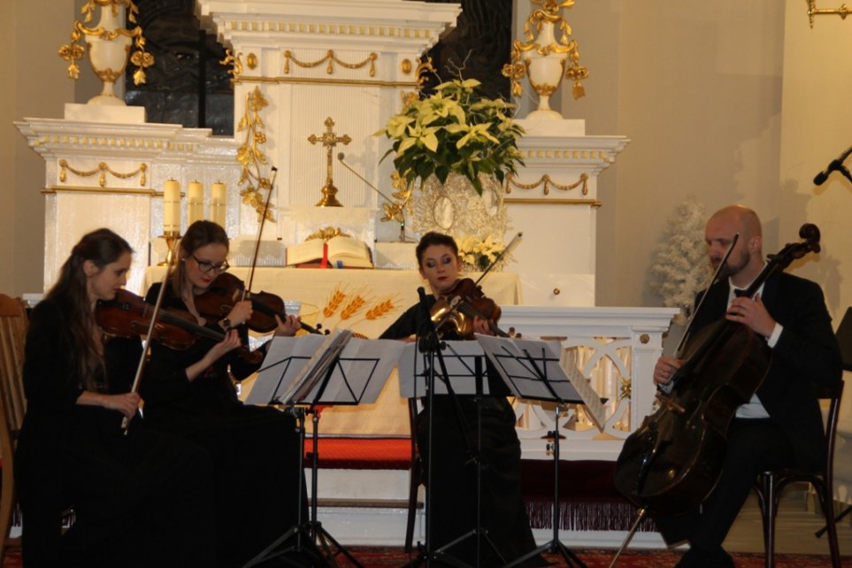 Fragment koncertu w wykonaniu Kwartetu"New Music Quartet"
