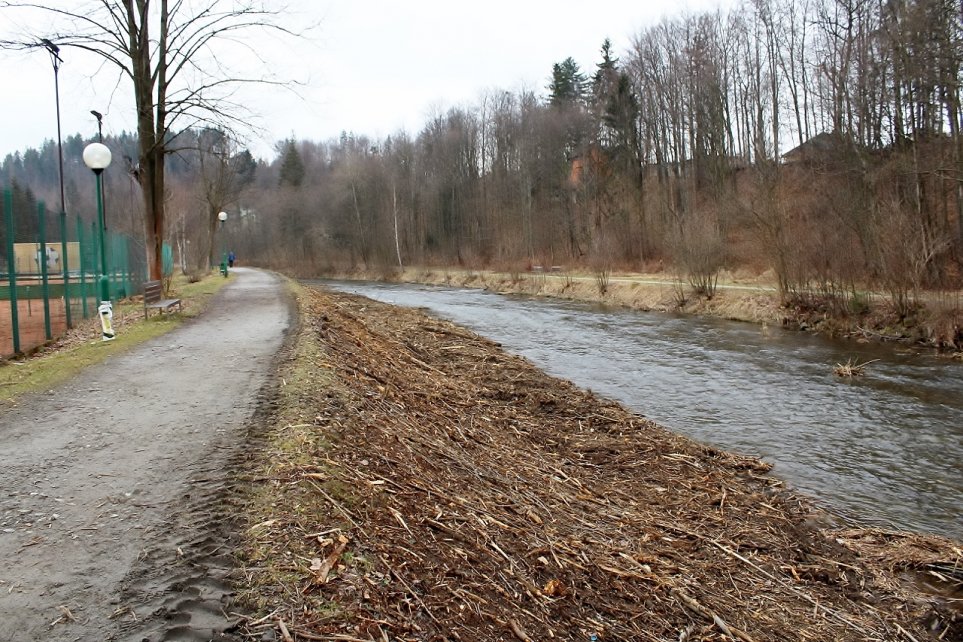 Fragment uporządkowanego terenu w okolicach Jonidła