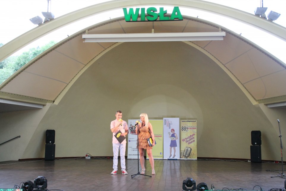Prowadzący Anna Włodarczyk i Arkadiusz Wieczorek