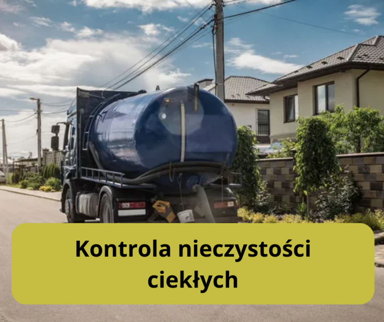 kontrola nieczystości ciekłych