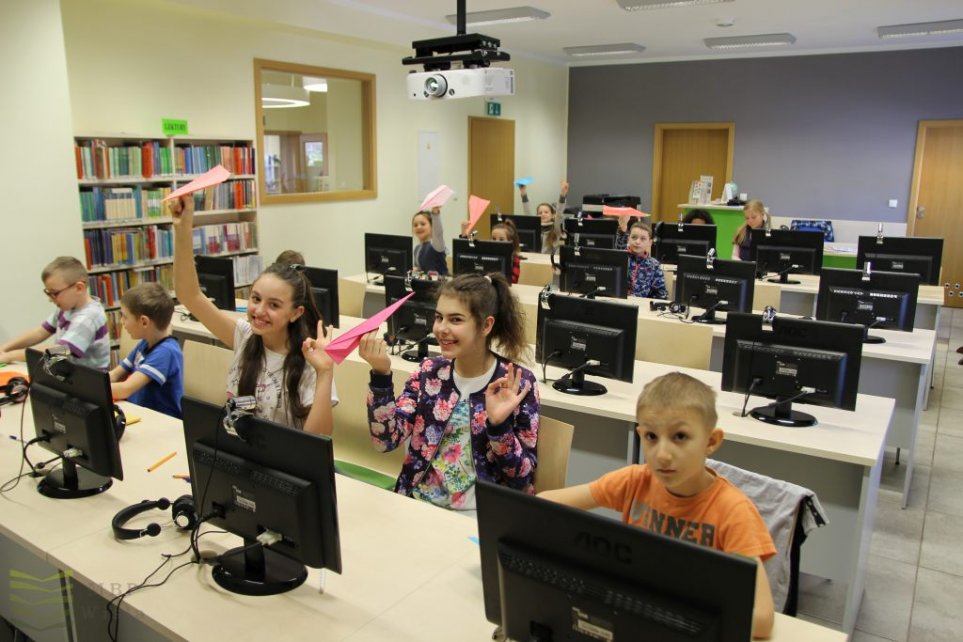 Dzieci uczestniczące w zajęciach