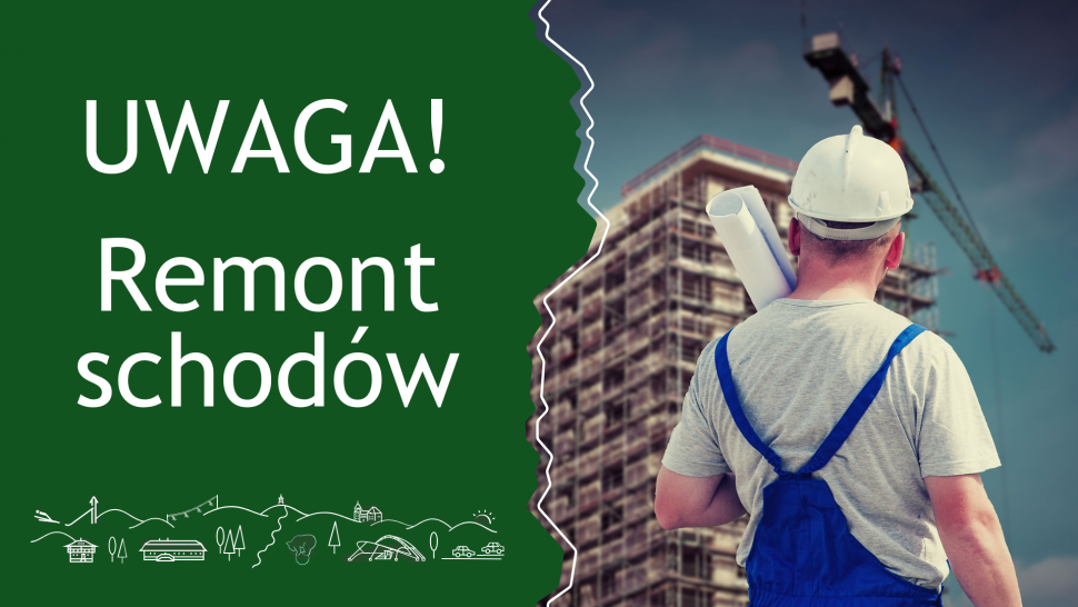 Grafika poglądowa - remont schodów