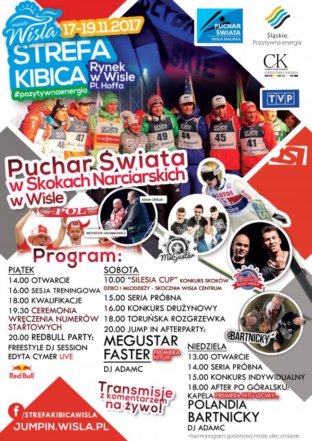 Plakat promujący Strefę Kibica