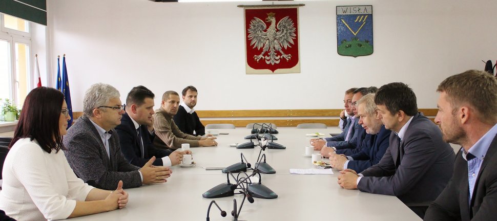 Spotkanie władz Wisły z przedstawicielami Sejmu RP w sali sesyjnej