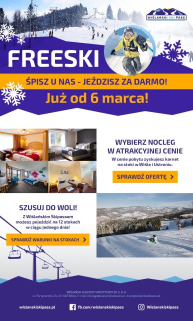 Plakat akcji FreeSki