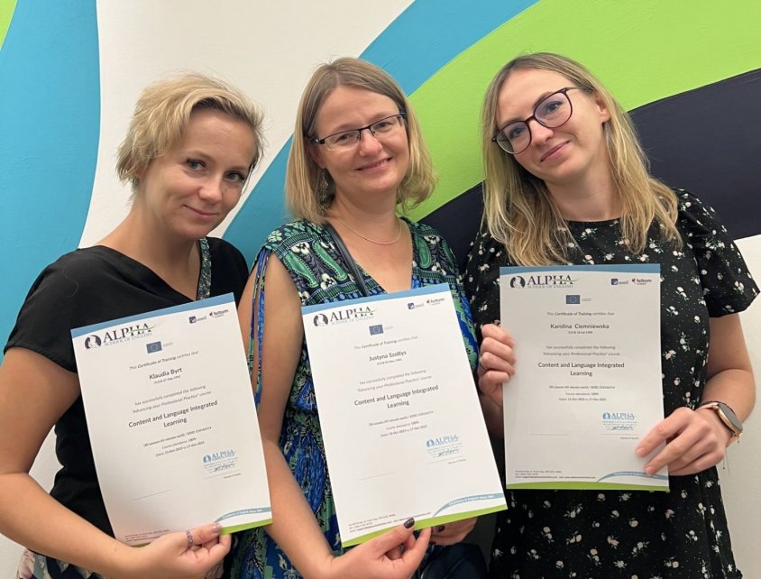 kurs CLIL w ramach programu Erasmus+