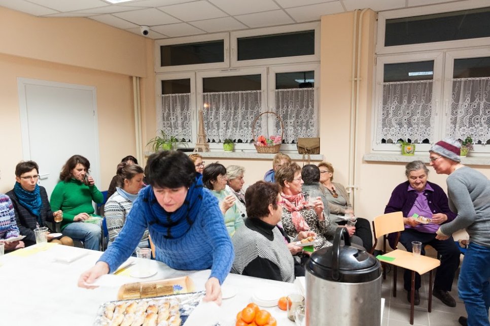 Uczestnicy pierwszego spotkania Klubu Zdrowia