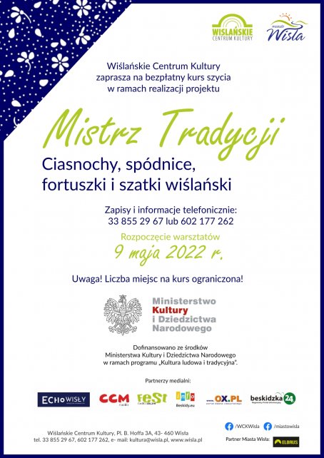 Plakat - nabór do projektu "Mistrz tradycji"