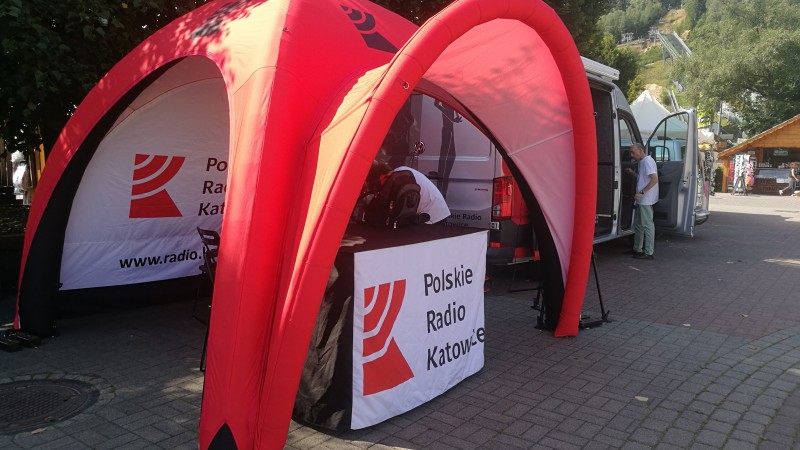 Plenerowe studio w Wiśle