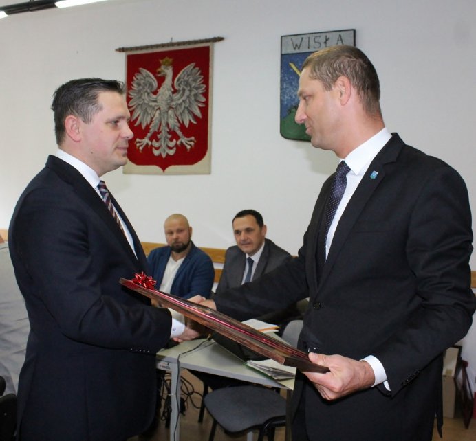 Podziękowania dla burmistrza Tomasza Bujoka