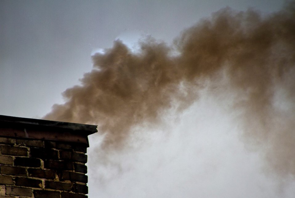 Smog z komina