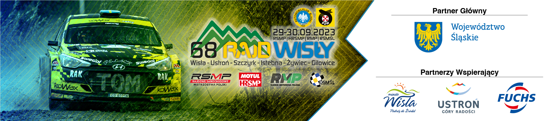 baner Rajd Wisły 2023